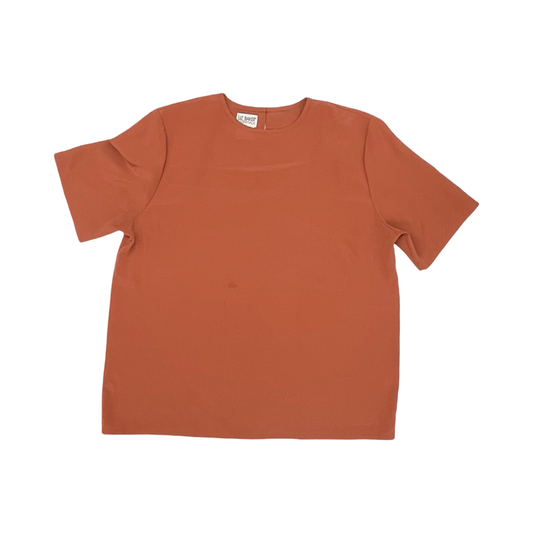 Blouse Ss By Liz Baker In Orange, Size:L