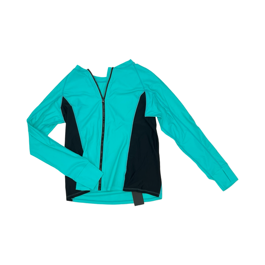 Athletic Jacket By Clothes Mentor In Black & Blue, Size:Xl