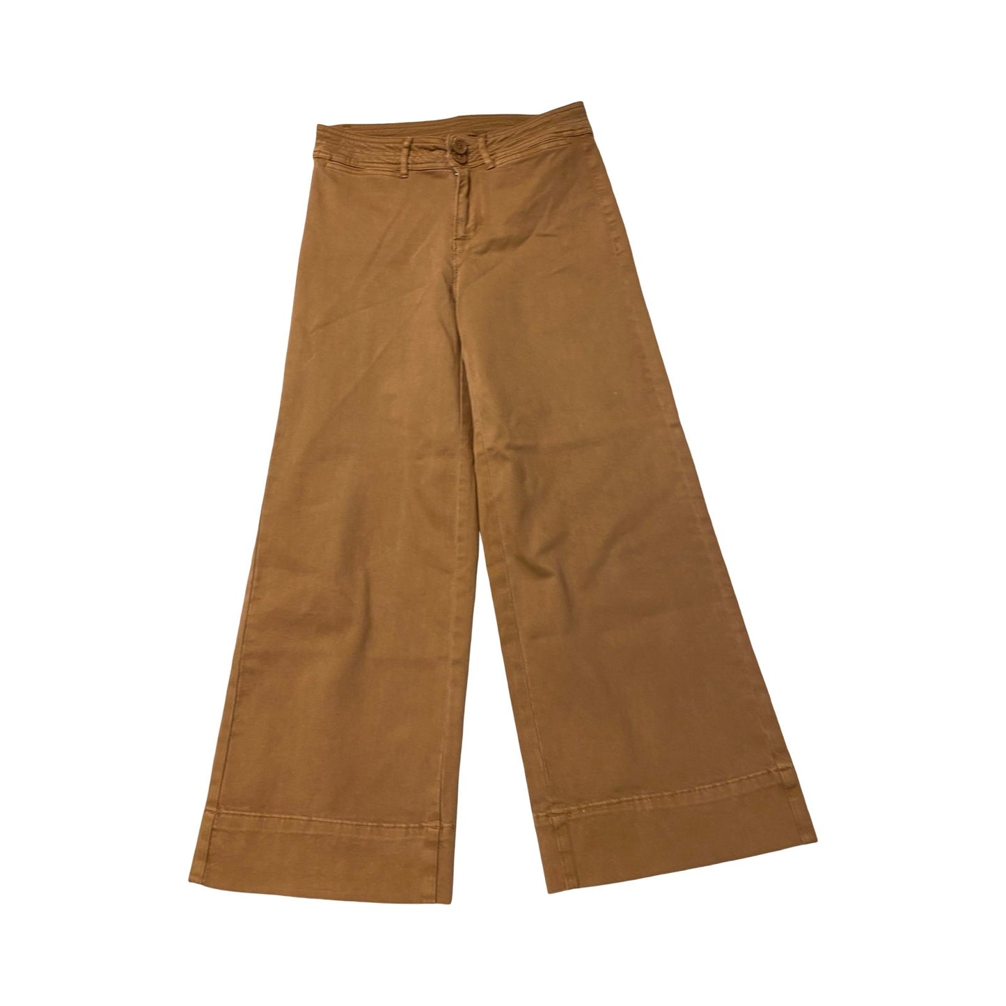 Pants Wide Leg By Cmc In Brown, Size:2