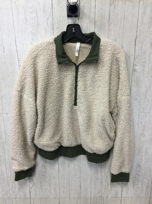 Athletic Fleece By Fabletics In Cream, Size:L