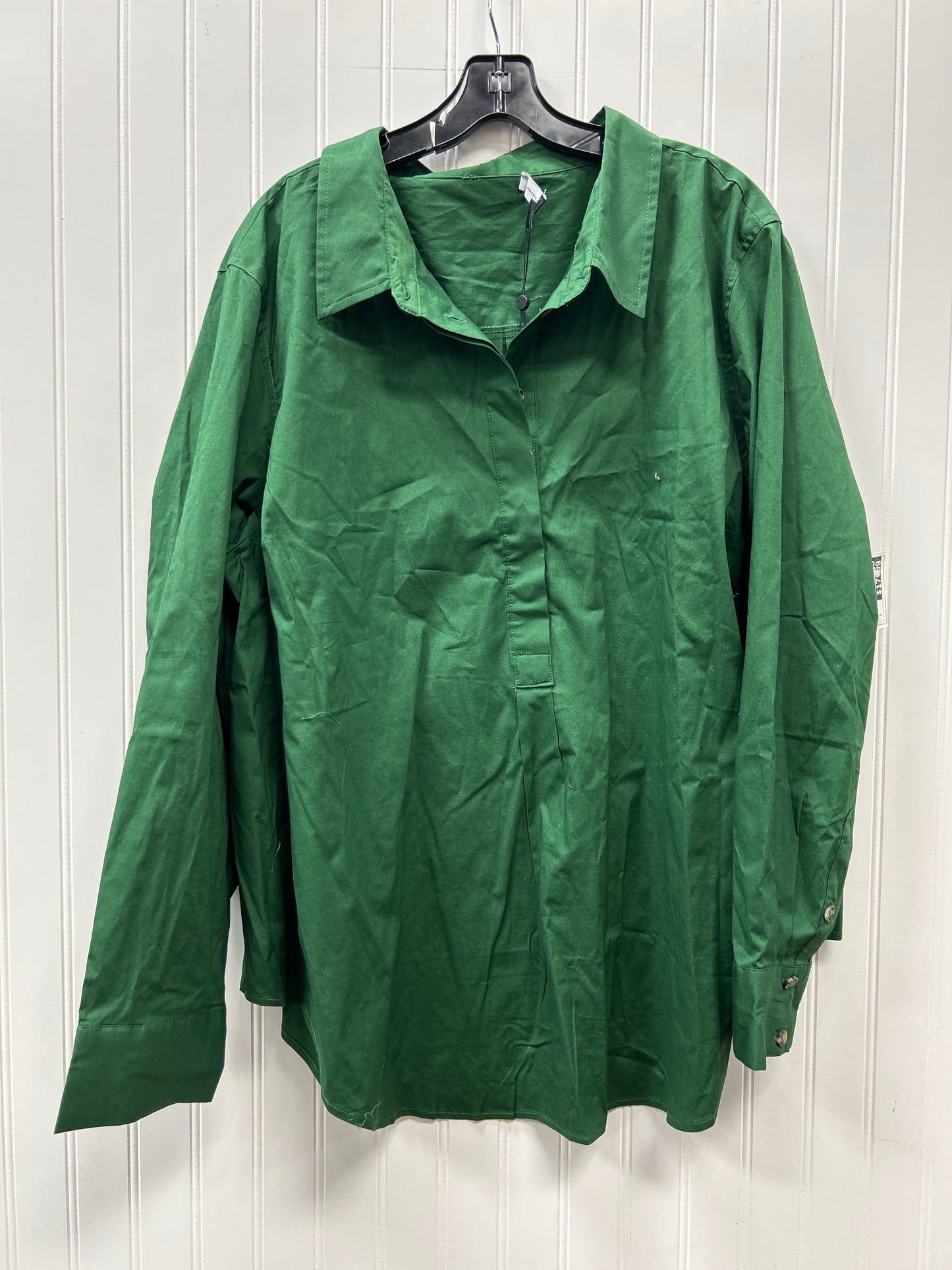 Blouse Ls By Universal Standard In Green, Size:L