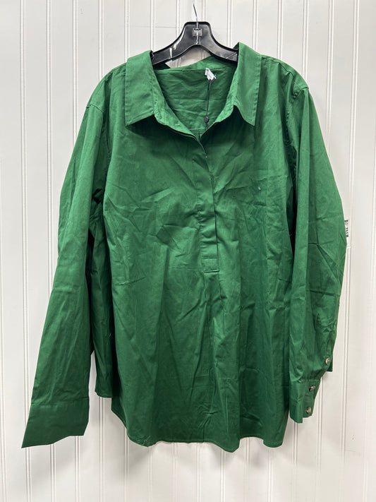 Blouse Ls By Universal Standard In Green, Size:L