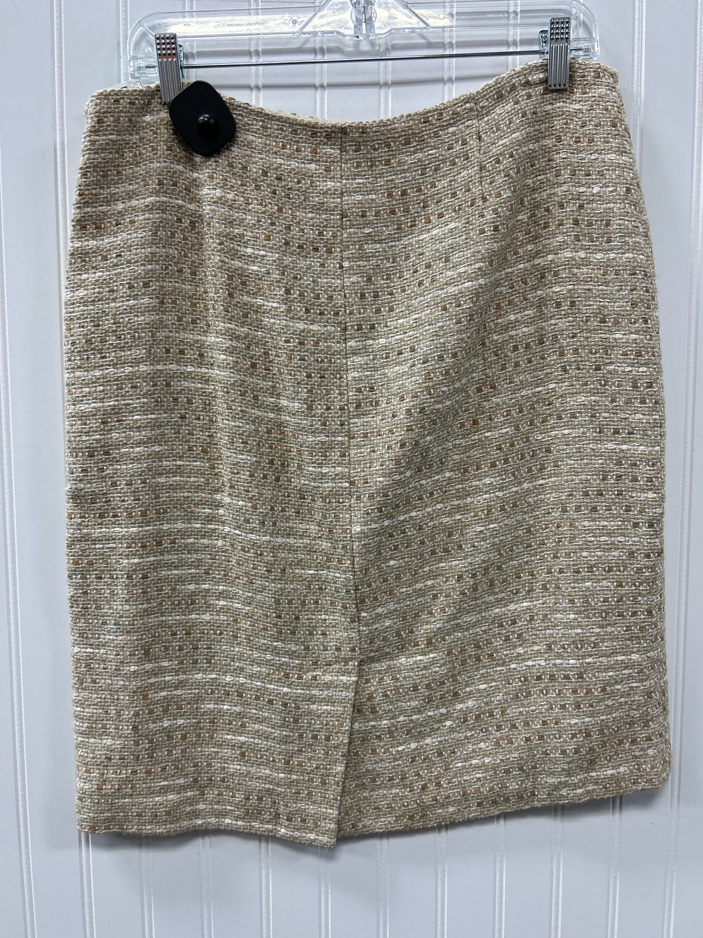 Skirt Suit 2Pc By Victor In Tan, Size:L