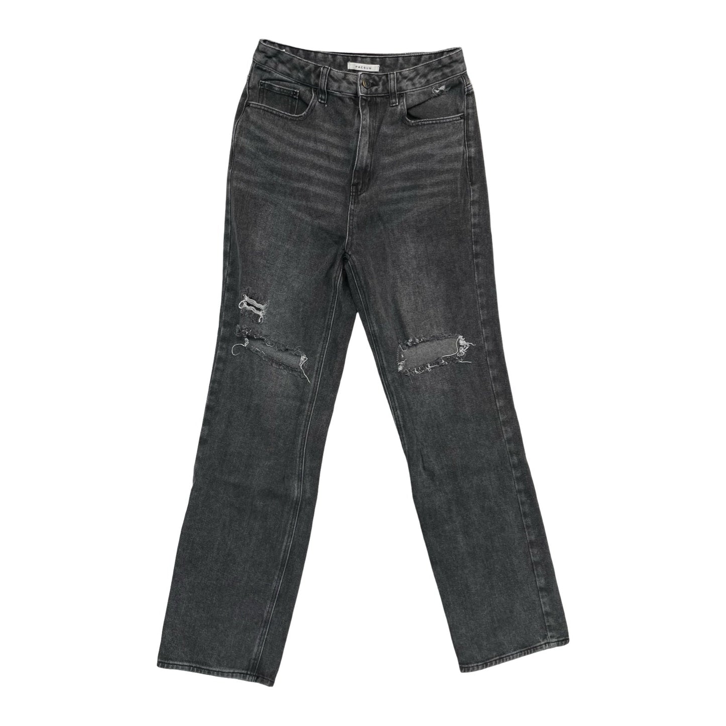 Jeans Wide Leg By Pacsun In Black Denim, Size:8