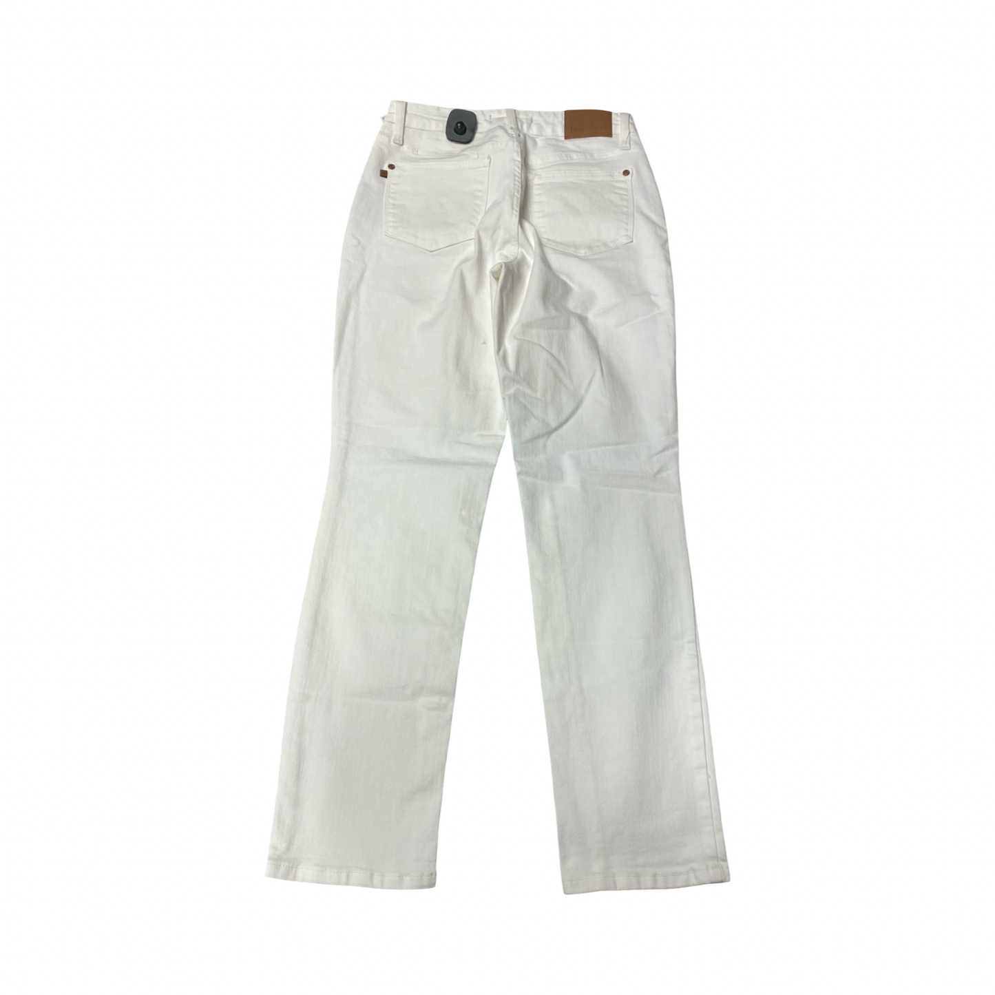 Jeans Boot Cut By Judy Blue In White, Size:4