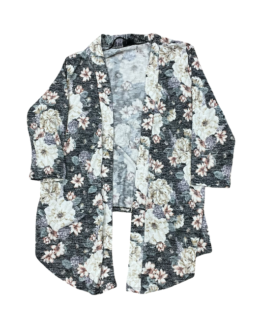 Cardigan By Torrid In Floral Print, Size:L