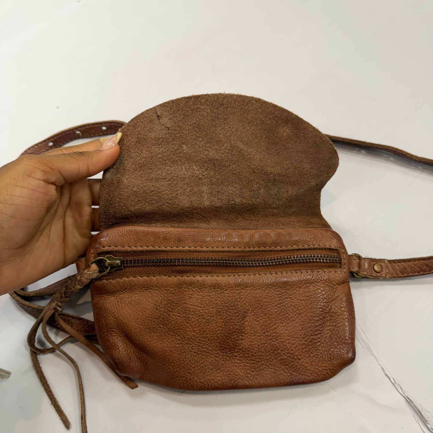 Crossbody Leather By We The Free, Size: Small