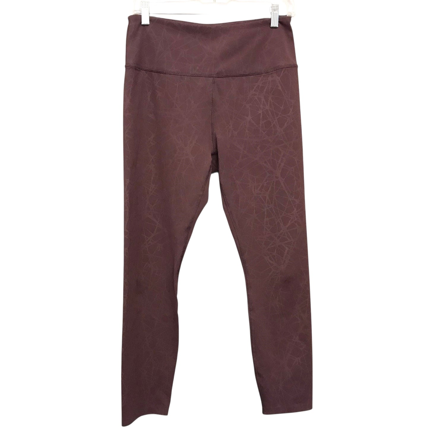 Athletic Leggings By Spyder In Maroon, Size:L