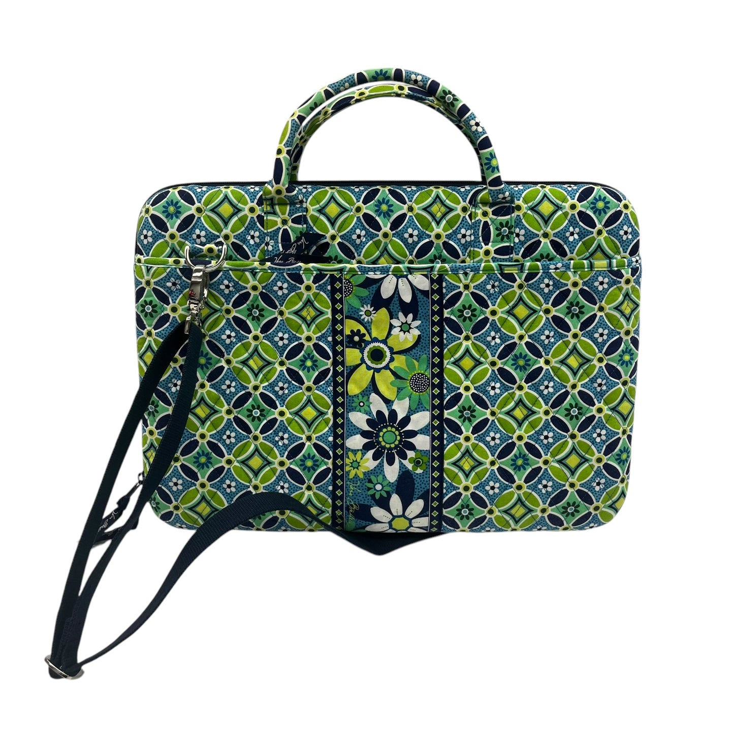 Laptop Bag By Vera Bradley In Green, Size:Large