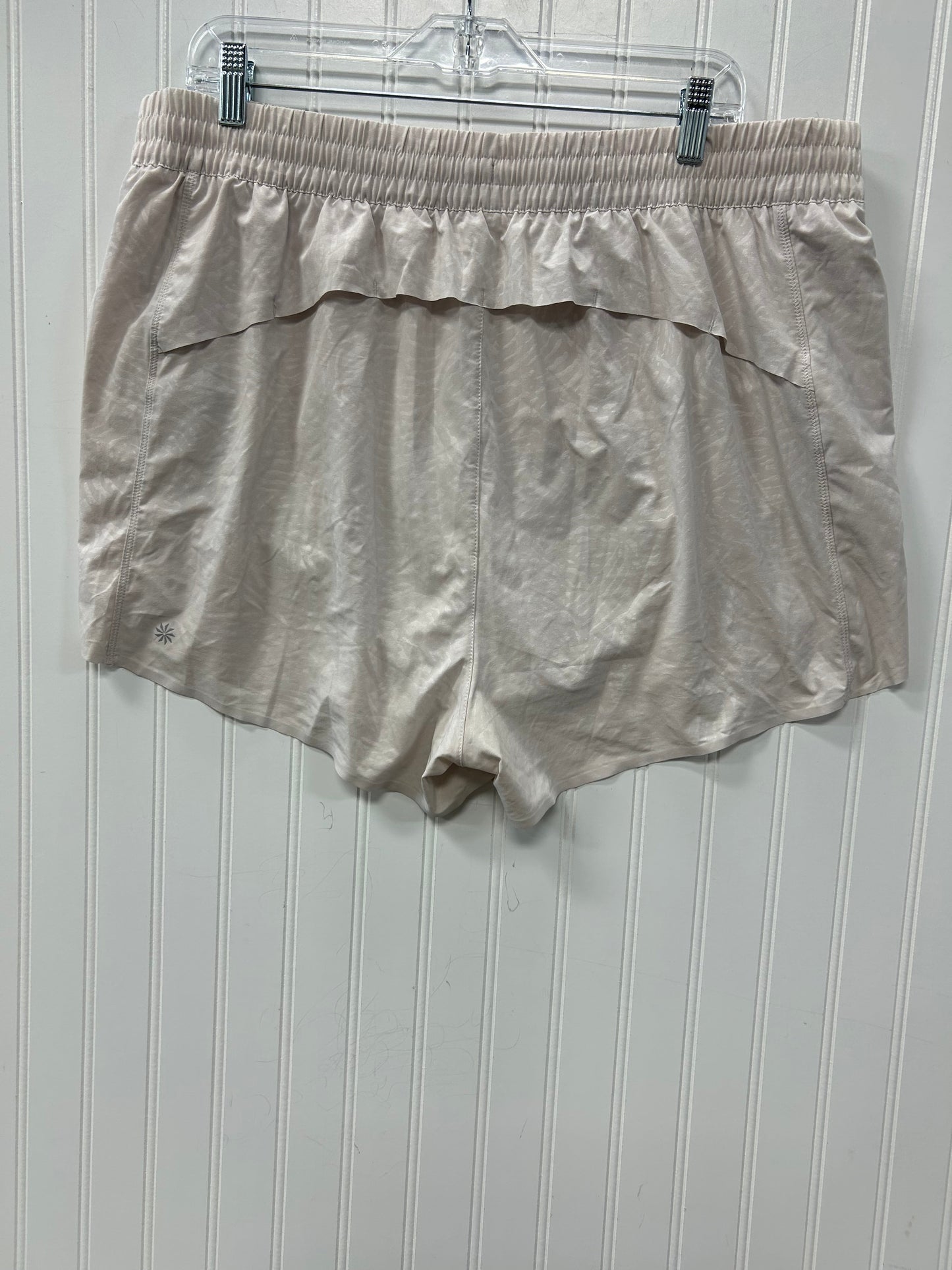 Athletic Shorts By Athleta In White, Size:1X