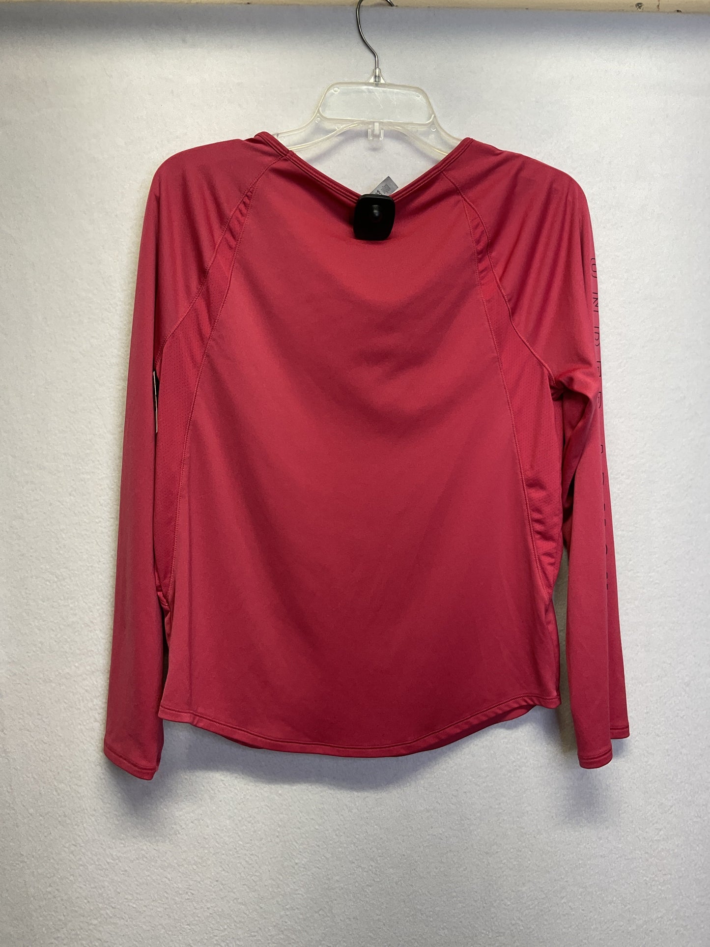 Athletic Top Ls Crewneck By Under Armour In Pink, Size:M