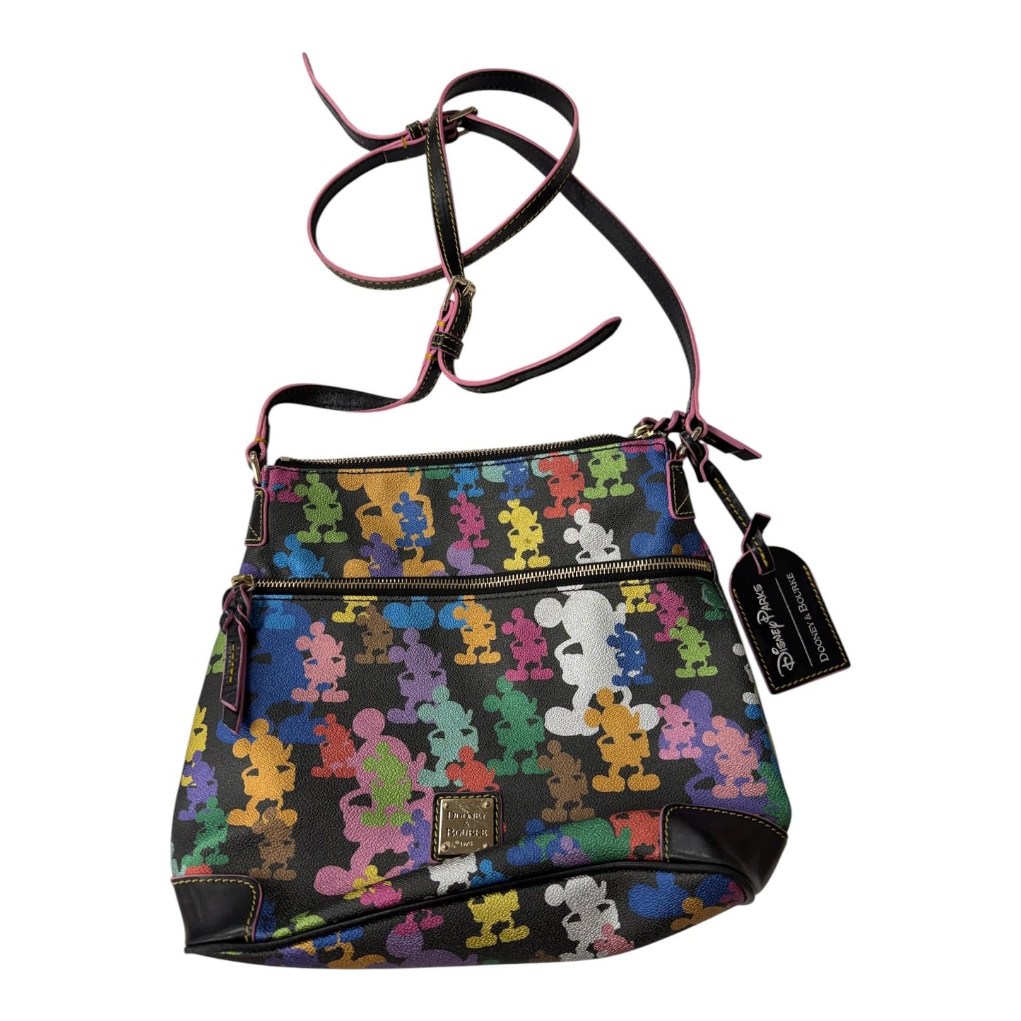 Crossbody Designer By Dooney And Bourke In Grey, Size:Medium