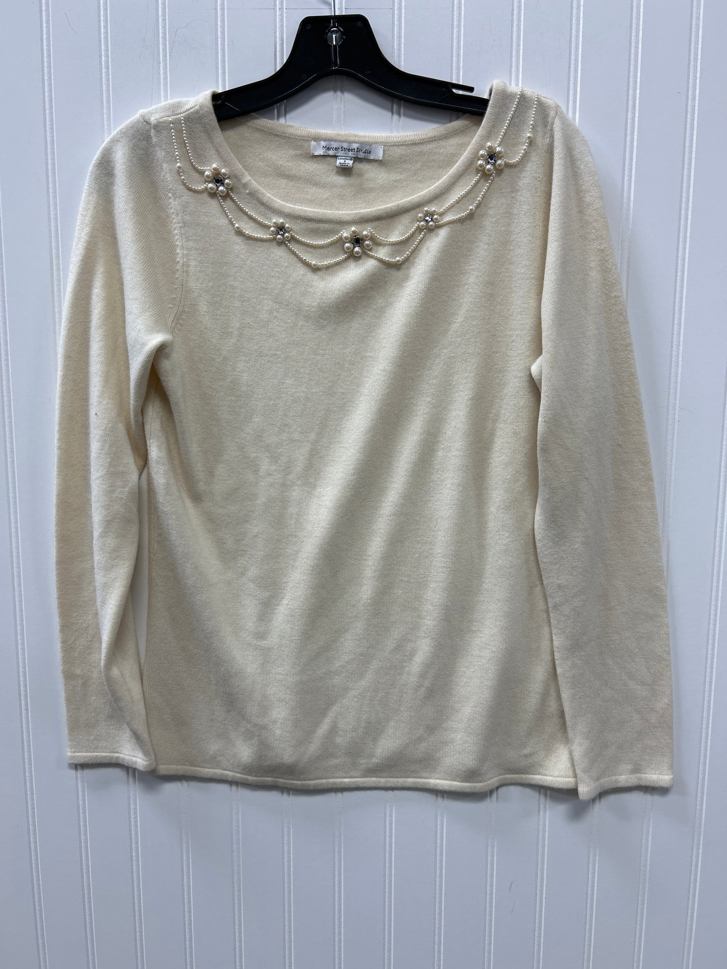 Top Ls By Mercer Street In Cream, Size:S
