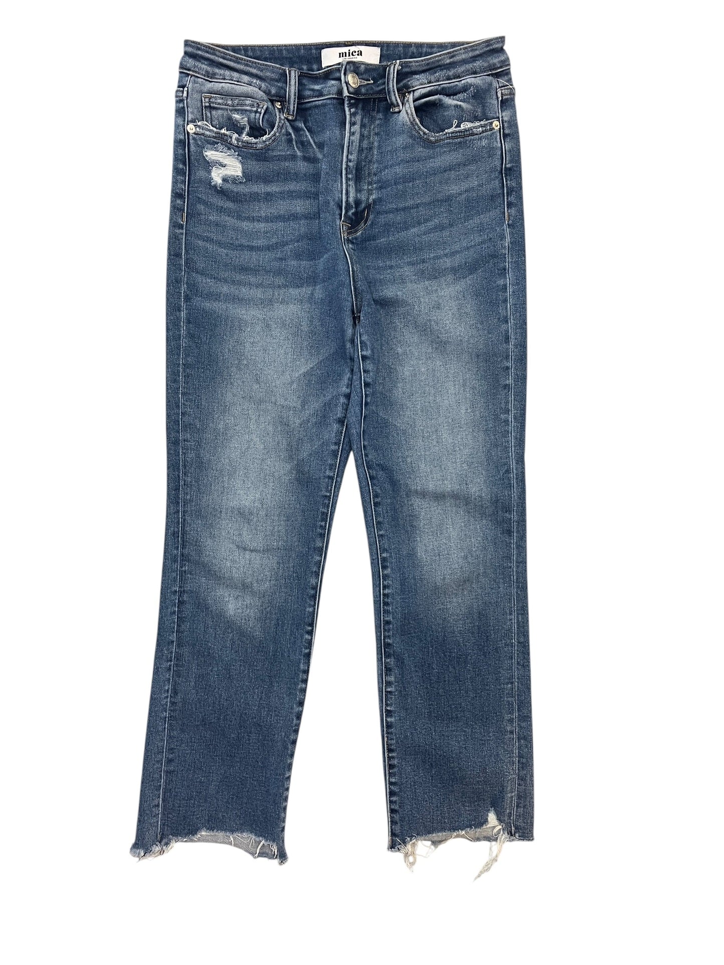 Jeans Straight By Micas In Blue Denim, Size:6