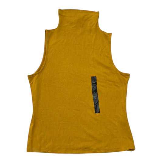 Top Sleeveless By Banana Republic In Yellow, Size:L