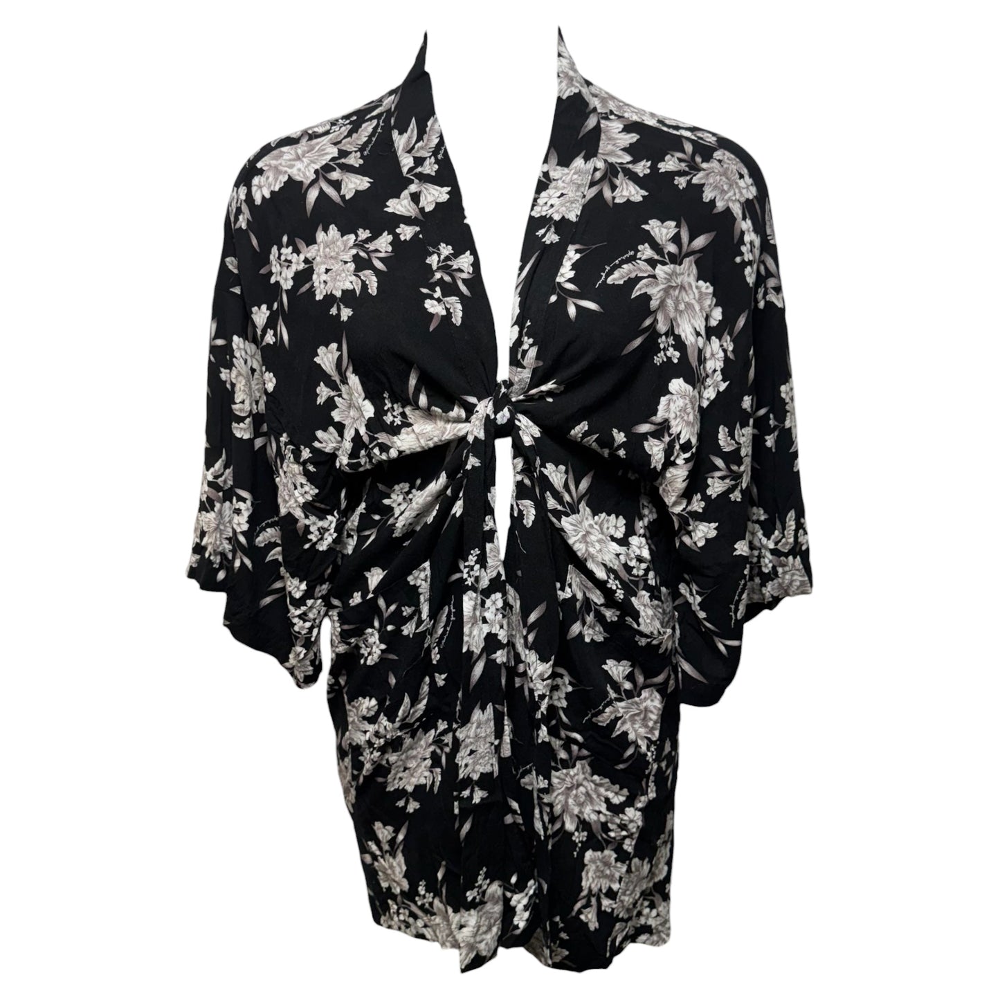Kimono By Spiritual Gangster In Floral Print, Size: Osfm