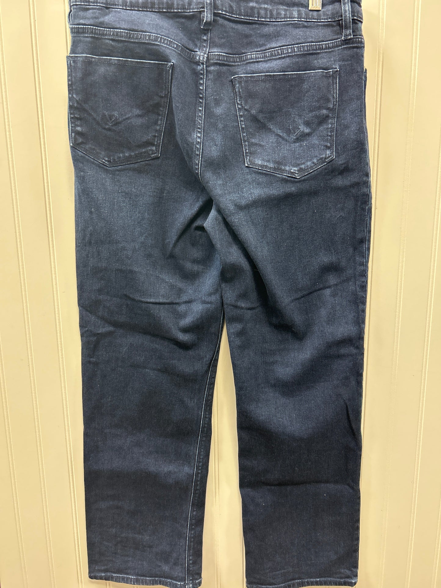 Jeans Straight By Hudson In Blue Denim, Size:12