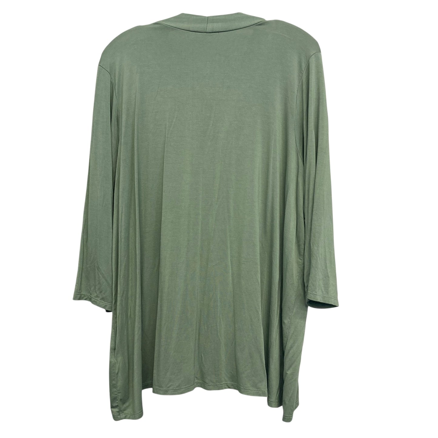 Top Ls By Cable And Gauge In Green, Size:2X