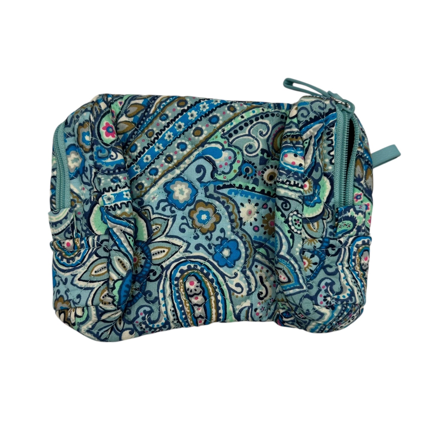 Makeup Bag By Vera Bradley In Blue, Size:Medium