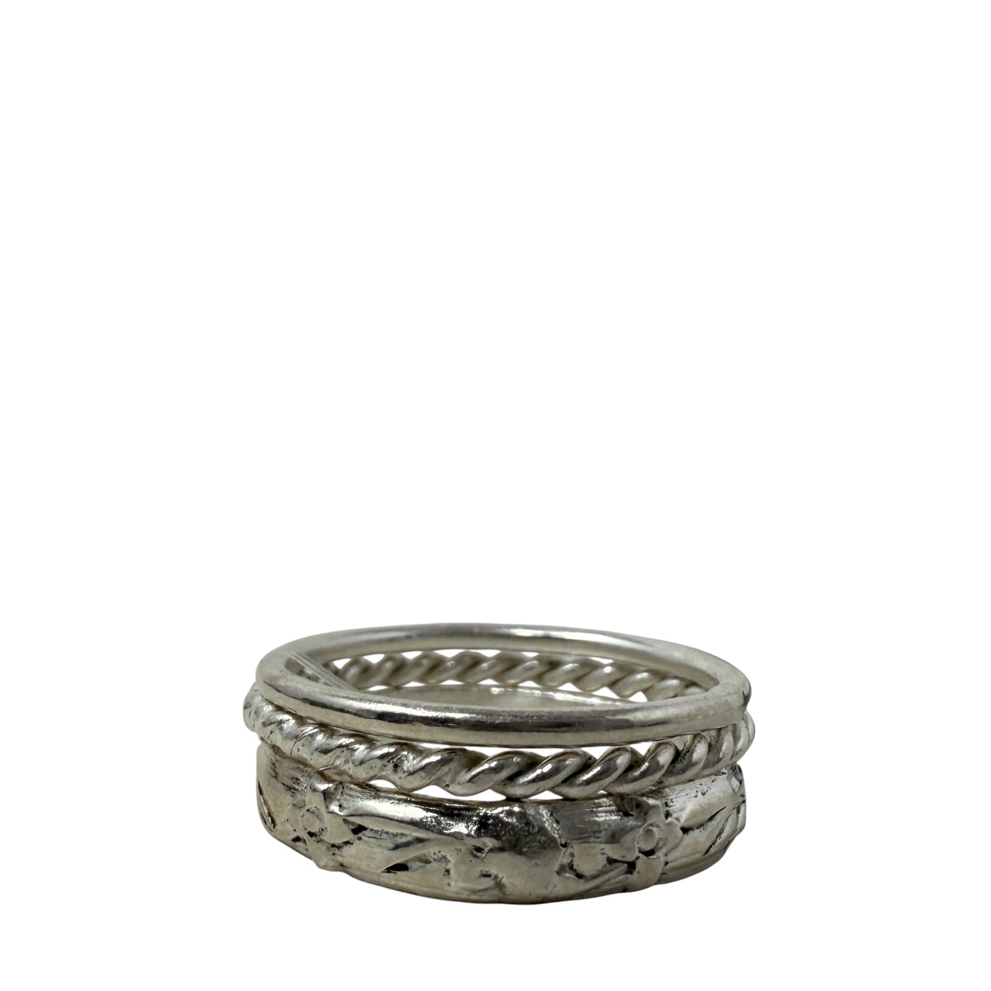 Ring Stackable By Clothes Mentor, Size: 03 Piece Set