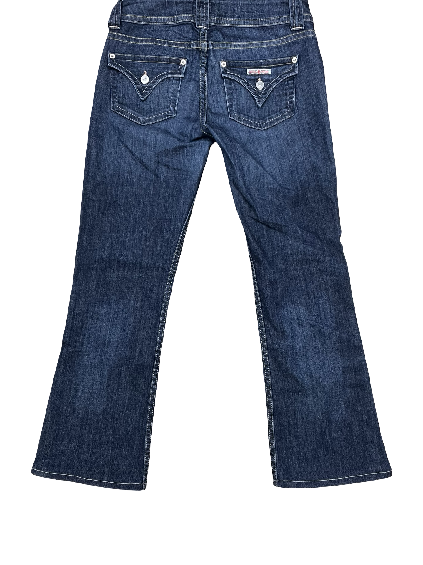 Jeans Boot Cut By Hudson In Blue Denim, Size:6