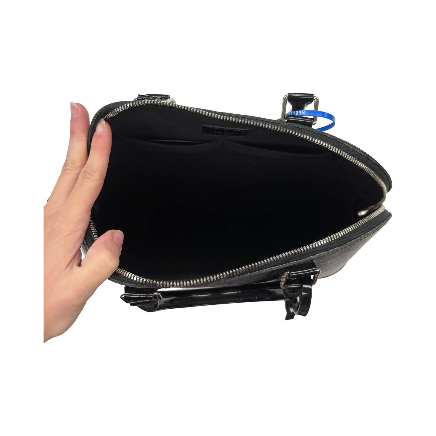 Handbag Luxury Designer By Louis Vuitton In Black, Size:Large