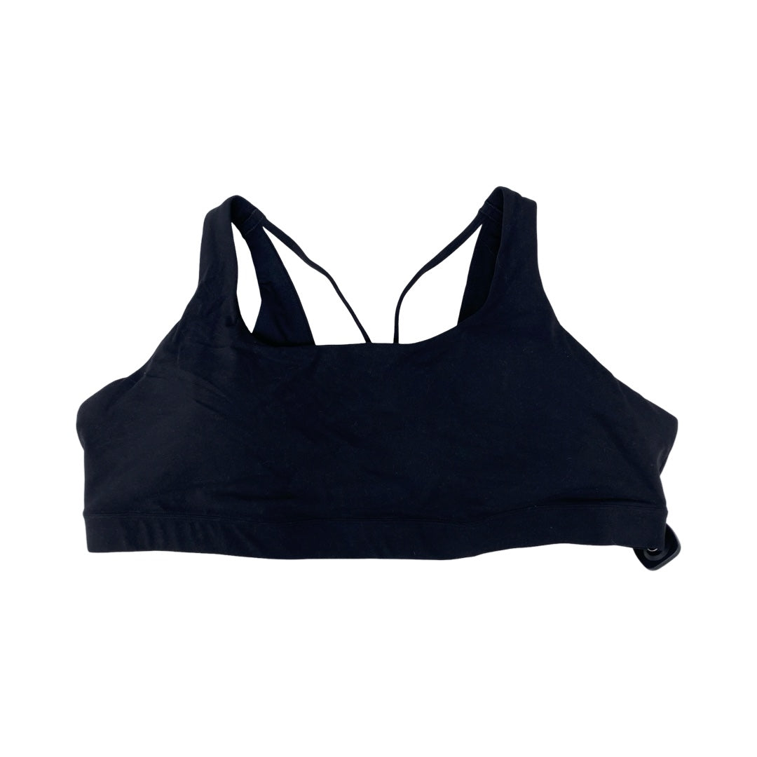 Athletic Bra By Athleta In Black, Size:3X