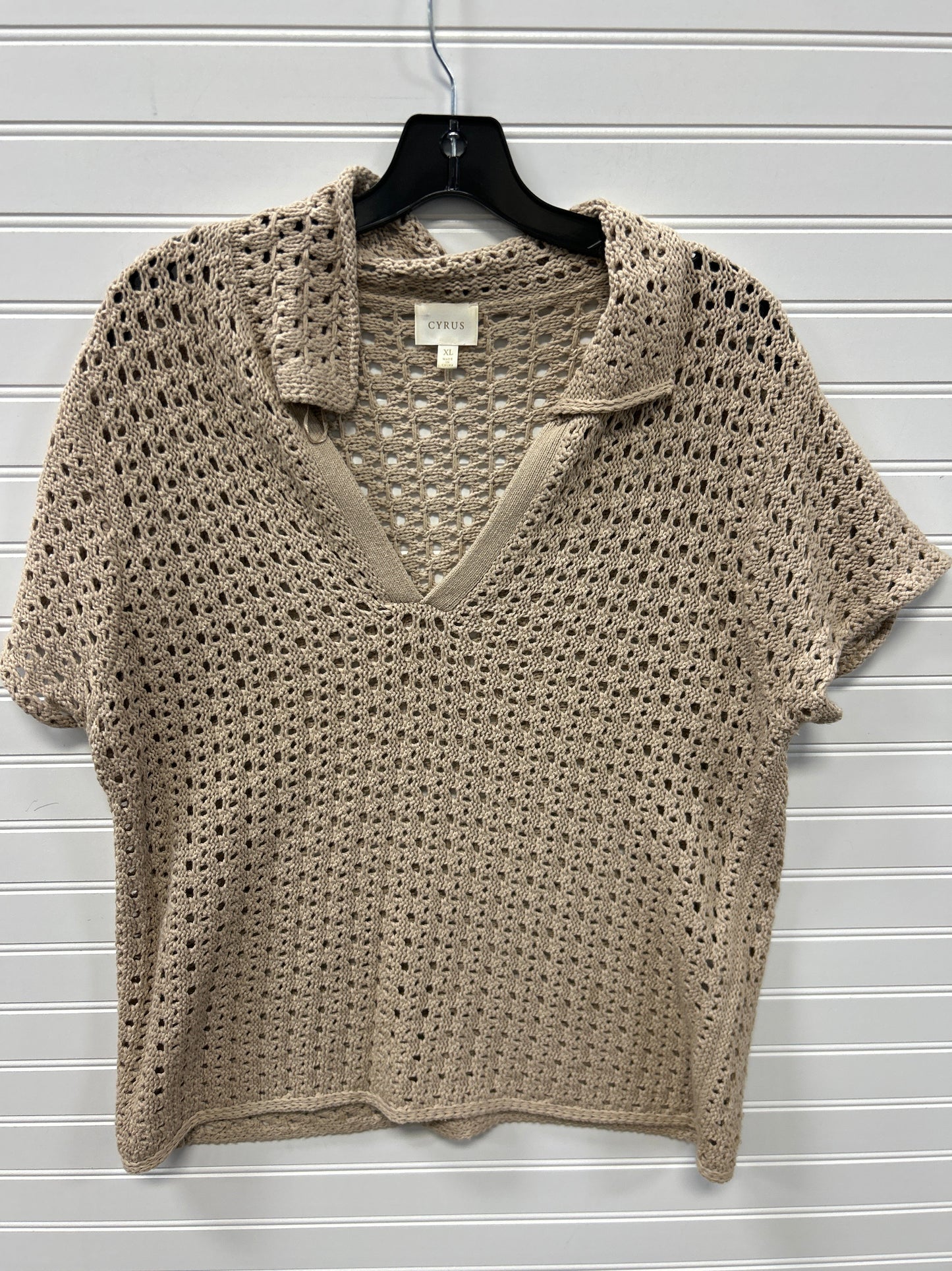 Top Ss By Cyrus In Tan, Size:Xl