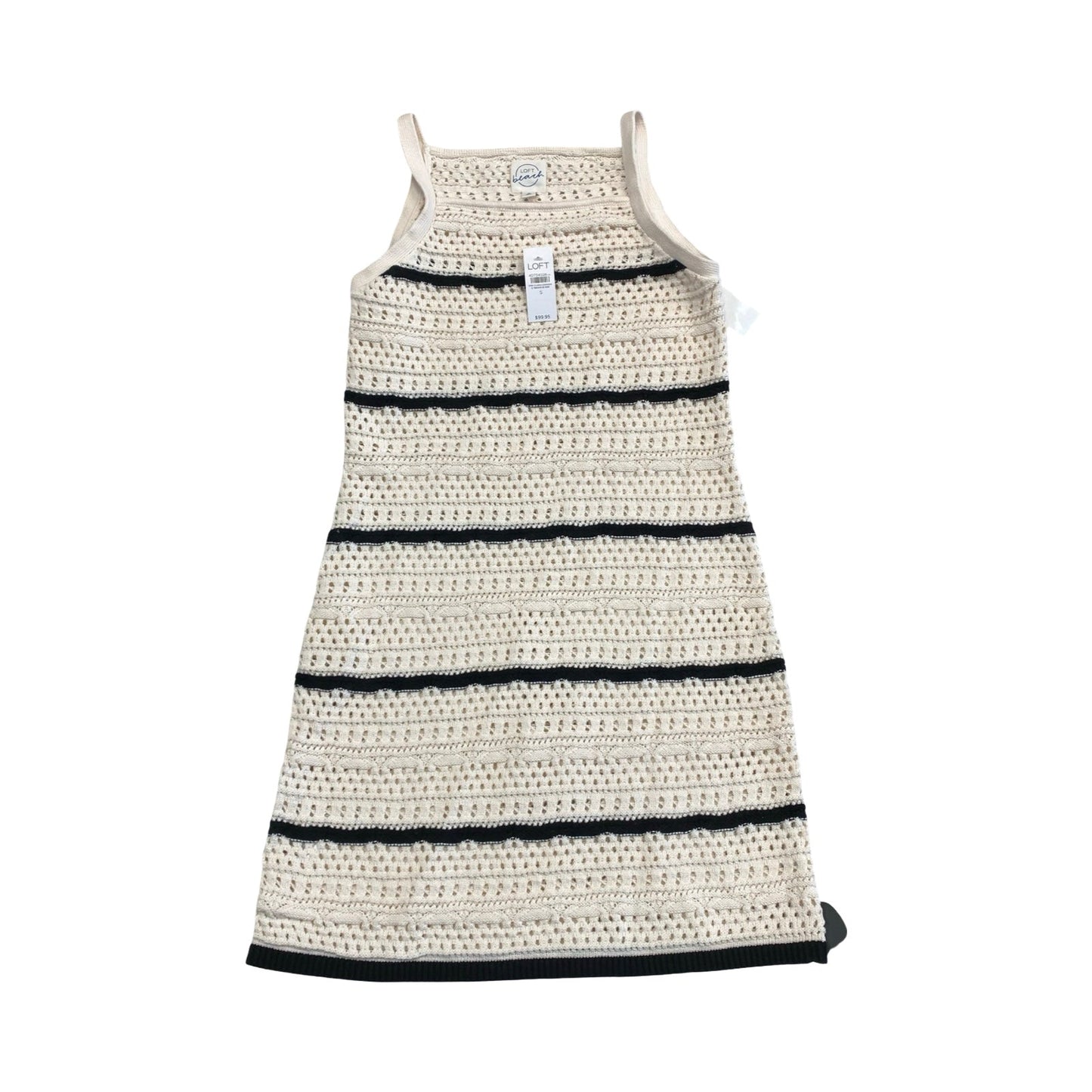 Swimwear Cover-Up By Loft In Black & Cream, Size:S