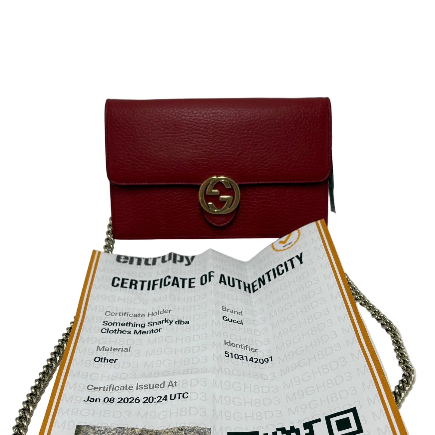 Gucci Interlocking G Chain Luxury Wallet Handbag