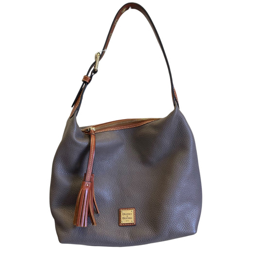 Handbag Designer By Dooney And Bourke In Taupe, Size:Large