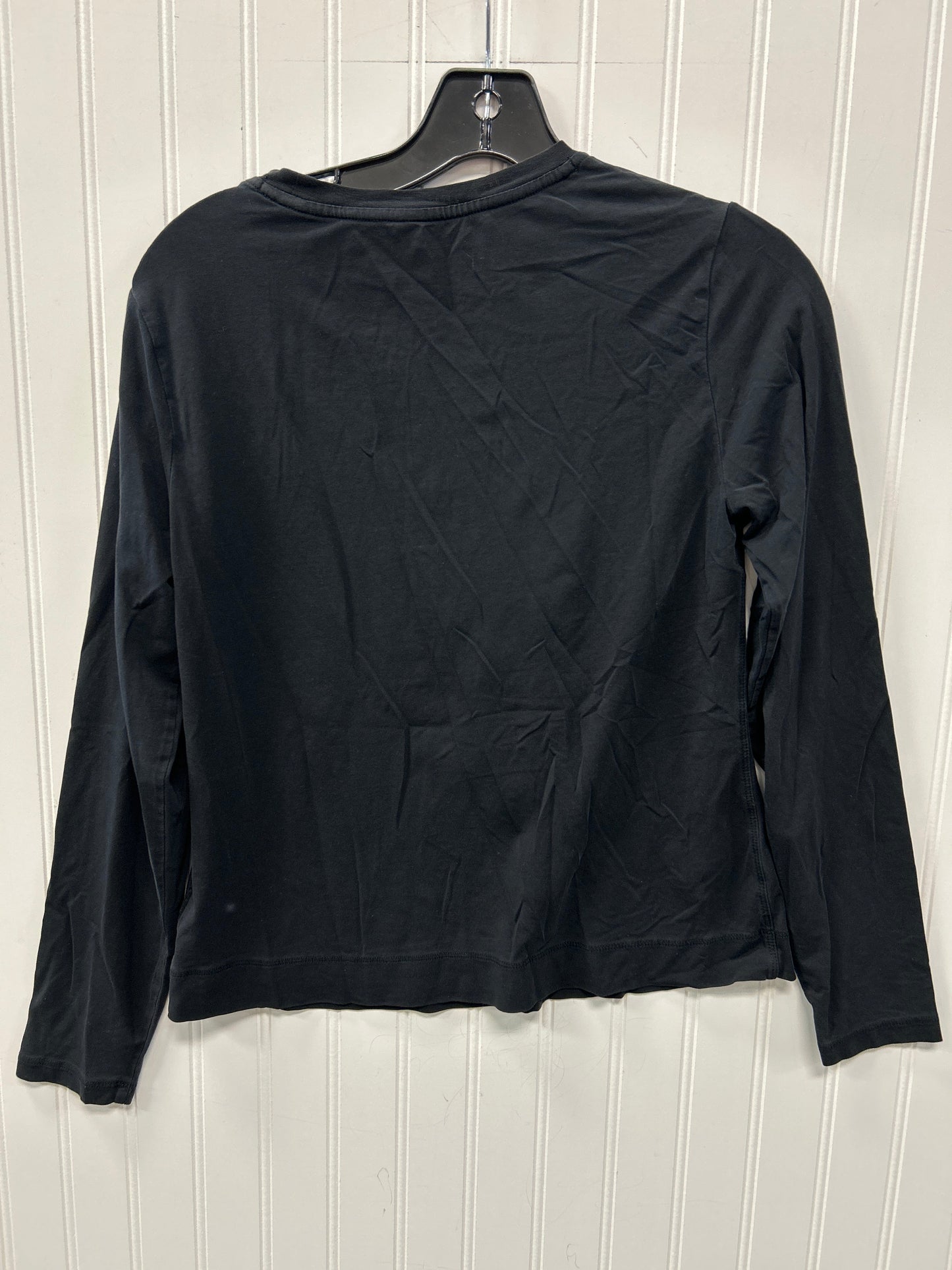 Athletic Top Ls Collar By Athleta In Black, Size:Xs