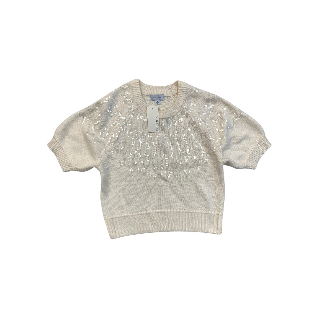 Sweater Ss By Evereve In Cream, Size:S