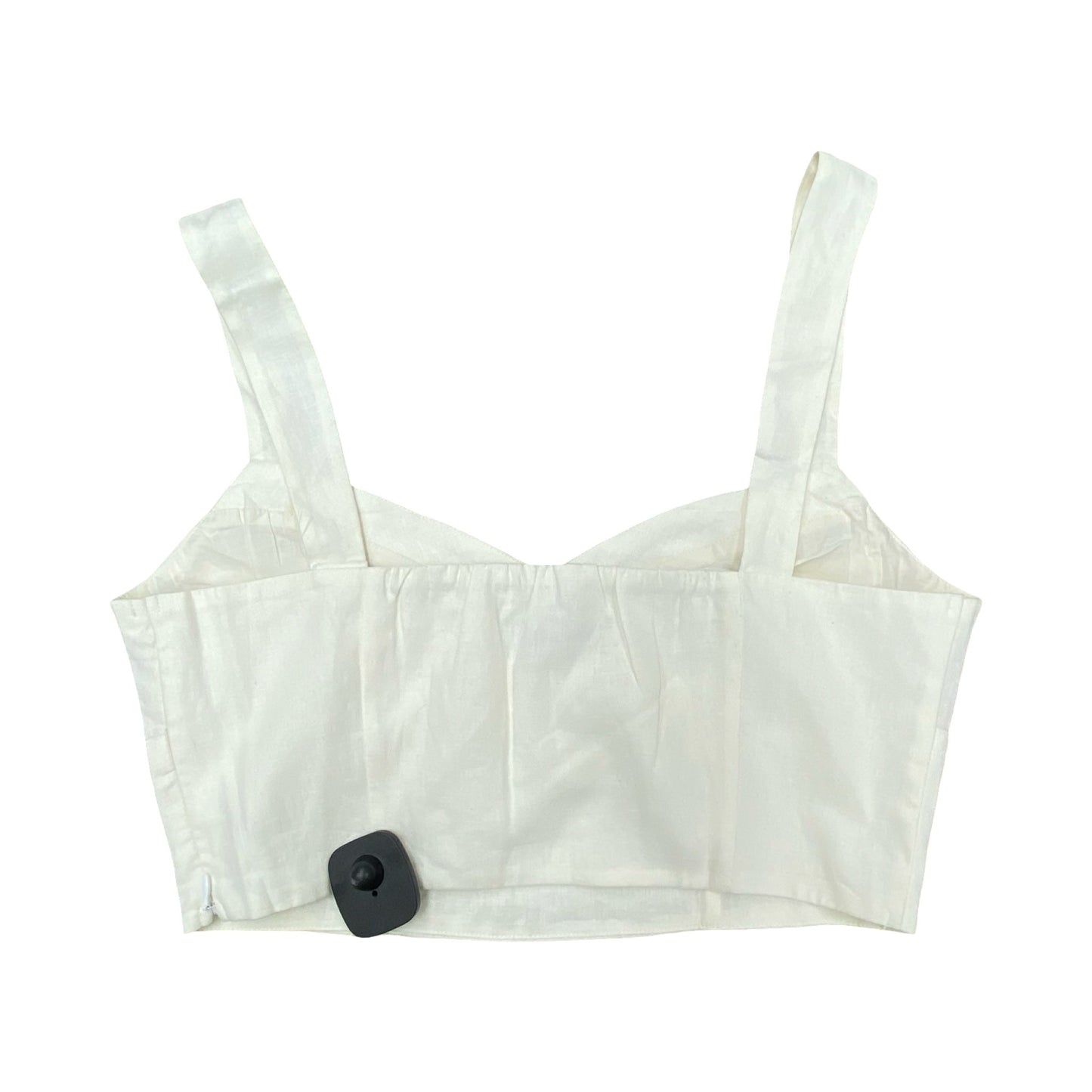 Top Sleeveless By Banana Republic In Cream, Size:M