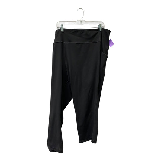 Athletic Leggings By Tek Gear In Black, Size:4X