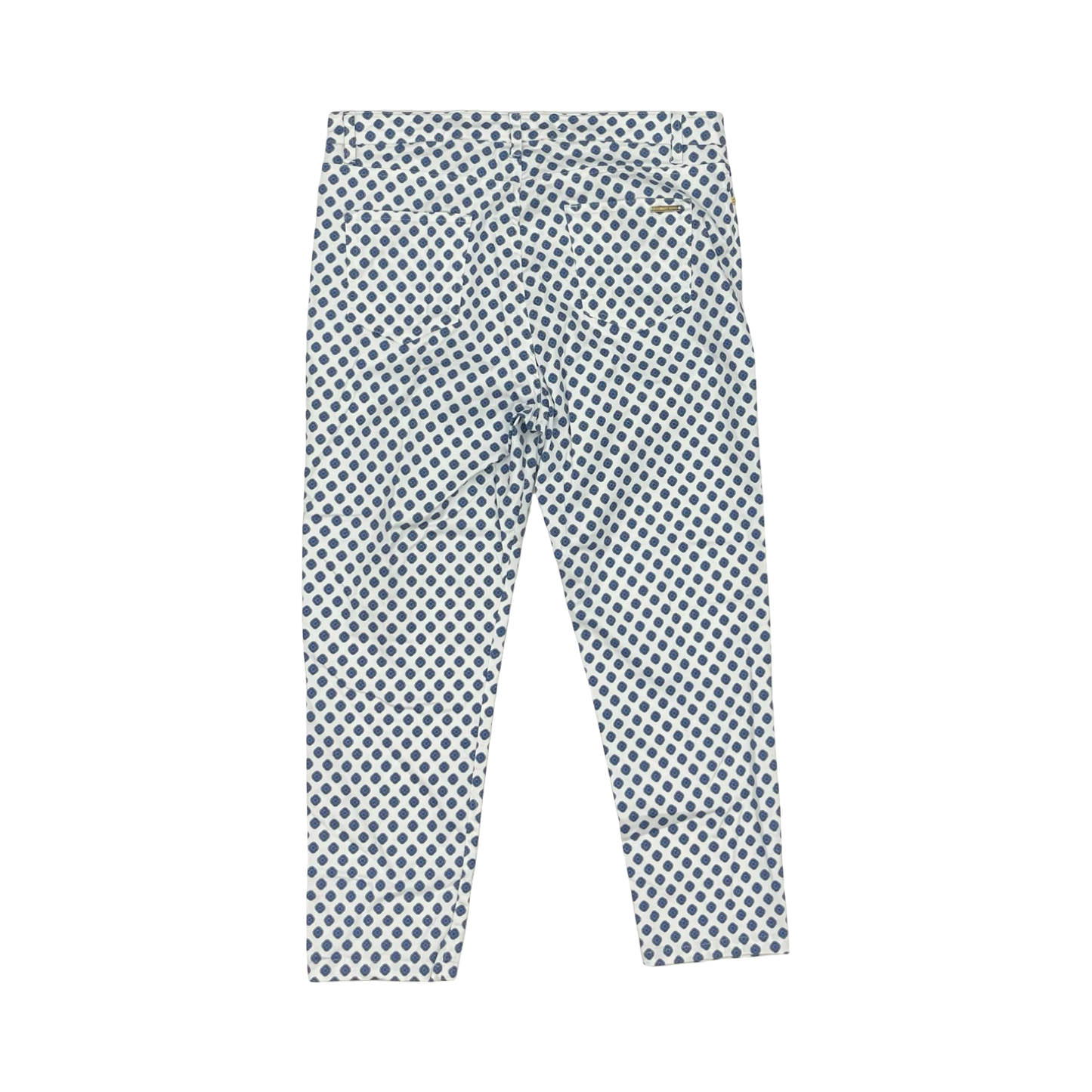 Pants Designer By Michael Kors In Blue & White, Size:16