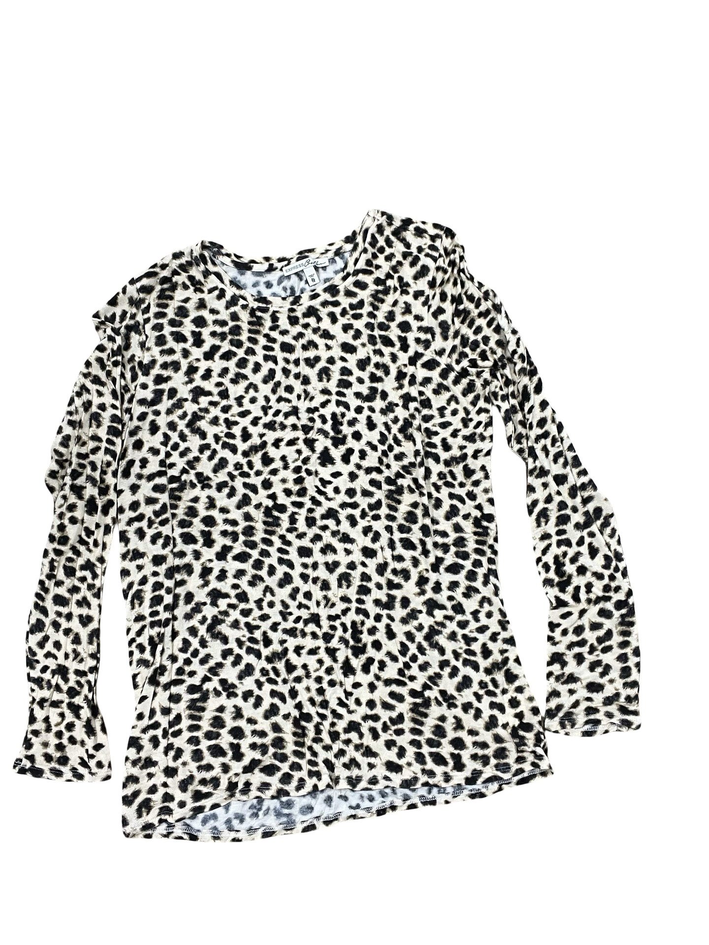 Top Ls By Express In Animal Print, Size:Xl