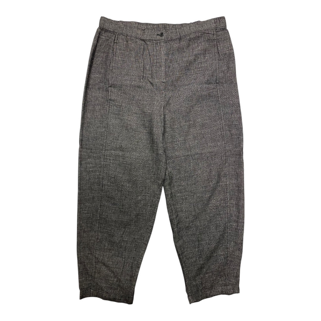 Pants Designer By Eileen Fisher In Grey, Size:L