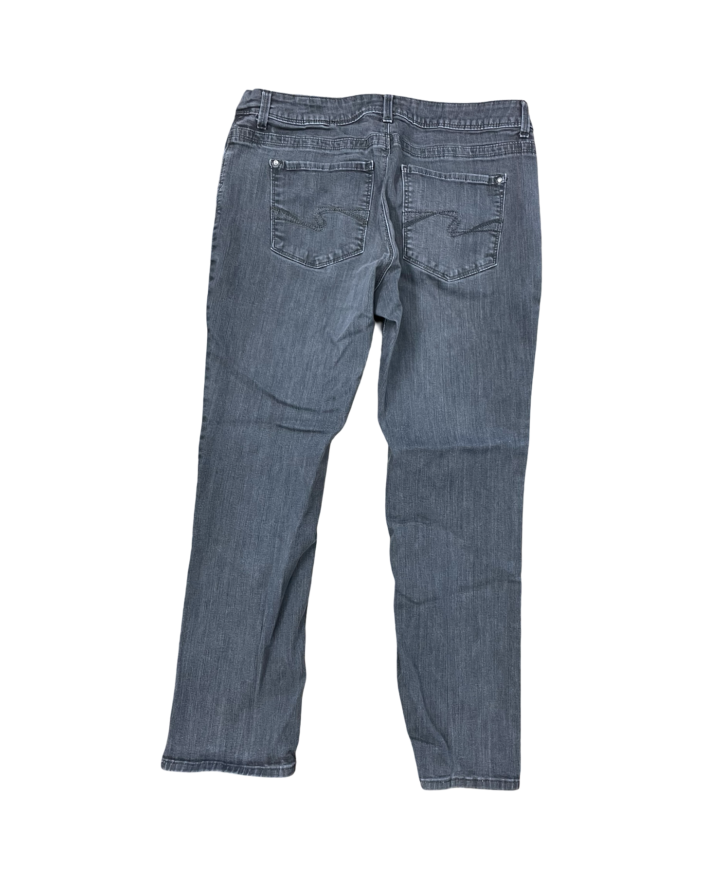 Jeans Boot Cut By Lee In Grey Denim, Size:16