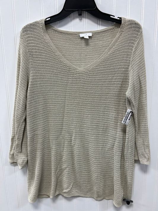 Top Ls By J. Jill In Cream, Size:M
