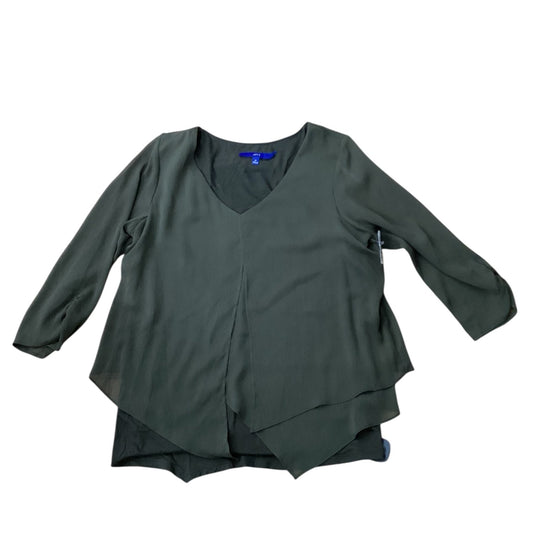 Top Ls By Apt 9 In Green, Size:M