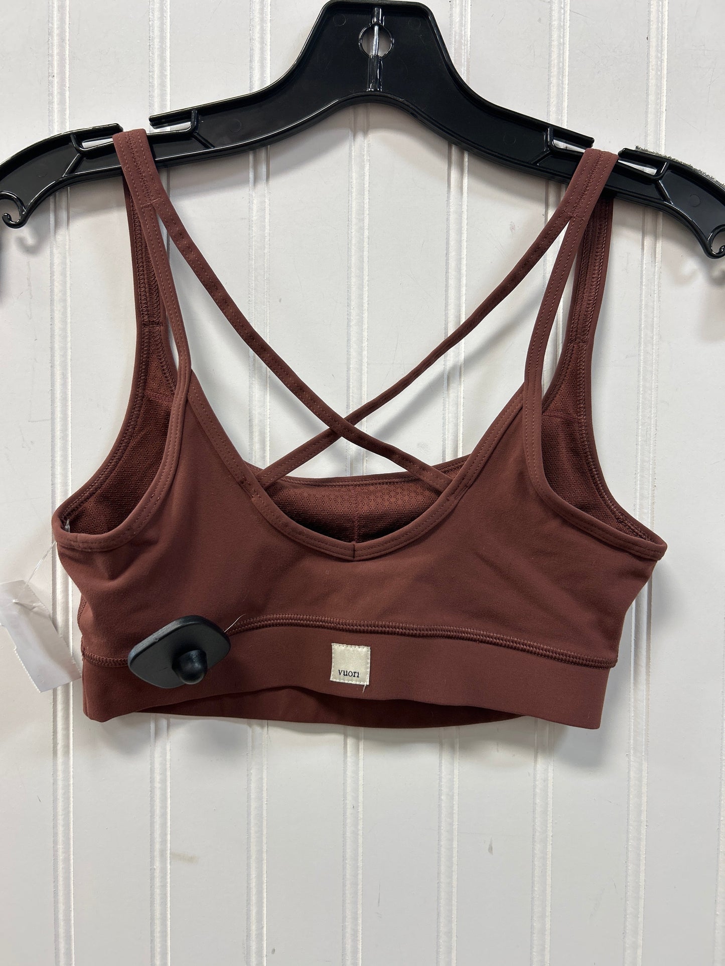 Athletic Bra By Vuori In Brown, Size:Xs
