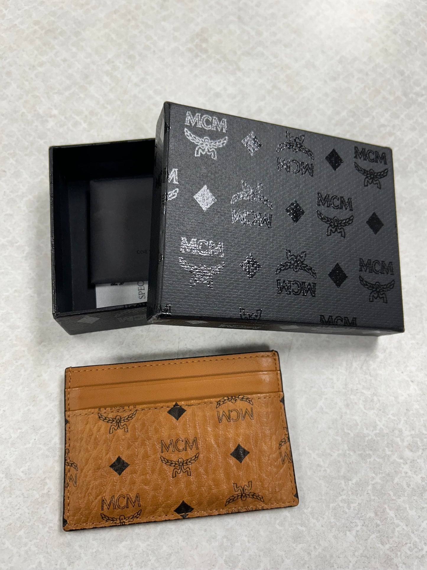 Wallet Luxury Designer By Mcm In Tan, Size:Small