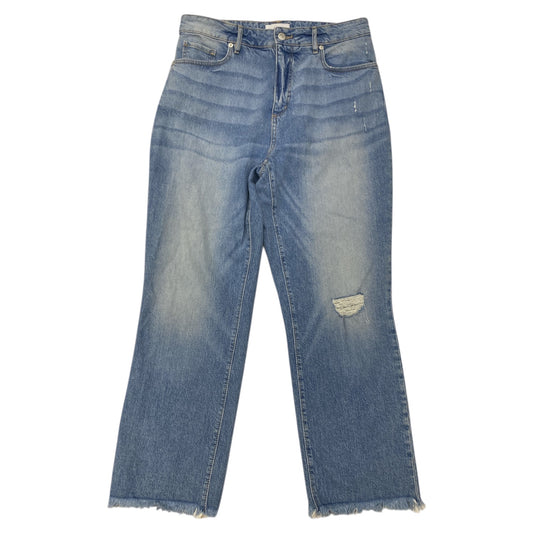 Jeans Straight By Loft In Blue Denim, Size:6
