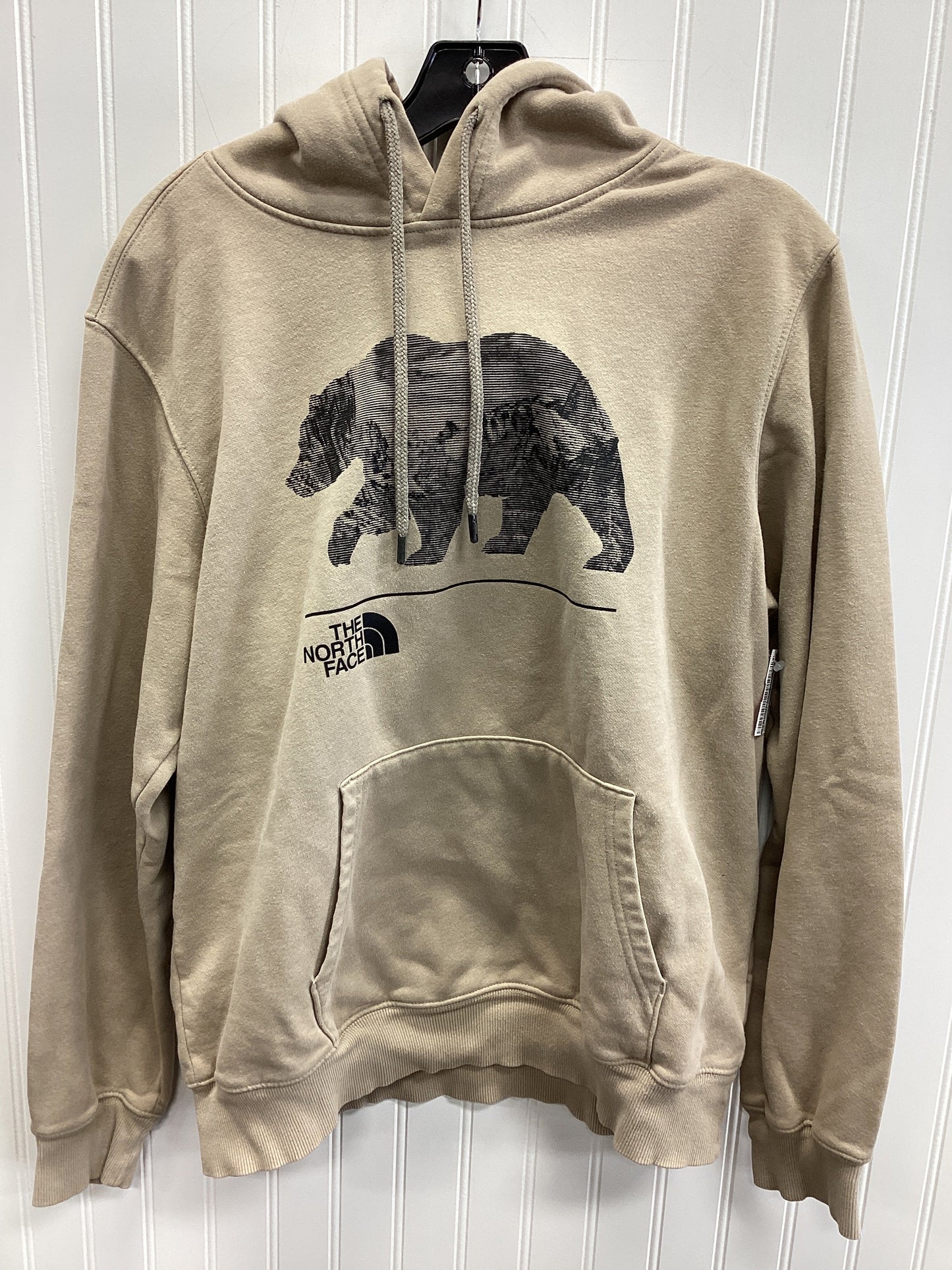 Sweatshirt Hoodie By The North Face In Tan, Size:M