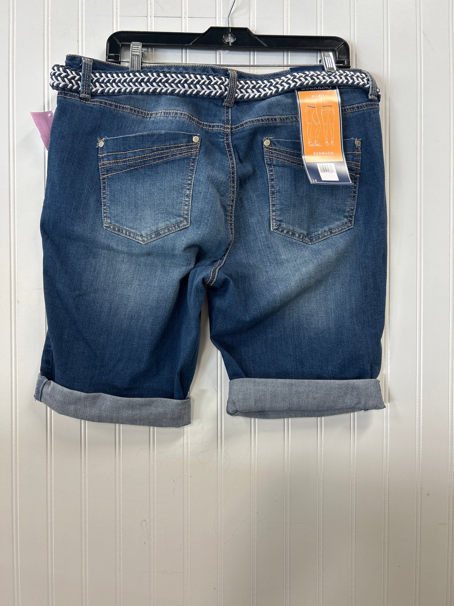 Shorts By Bandolino In Blue Denim, Size:14