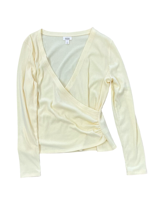 Top Ls By Ana In Yellow, Size:L