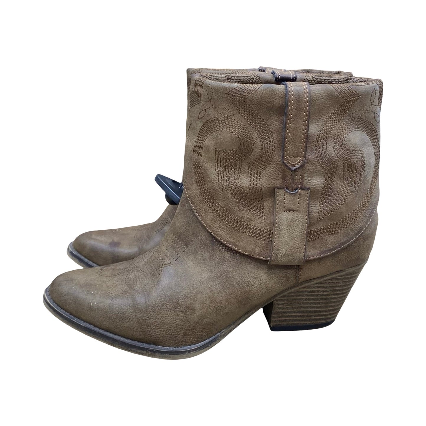 Boots Western By Mia In Brown, Size:8.5