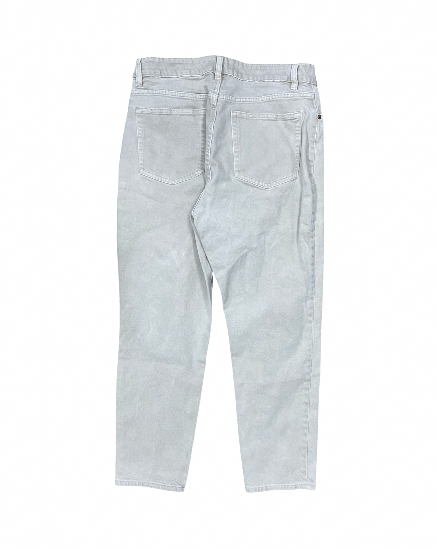 Pants Chinos & Khakis By H&M In Cream, Size:14