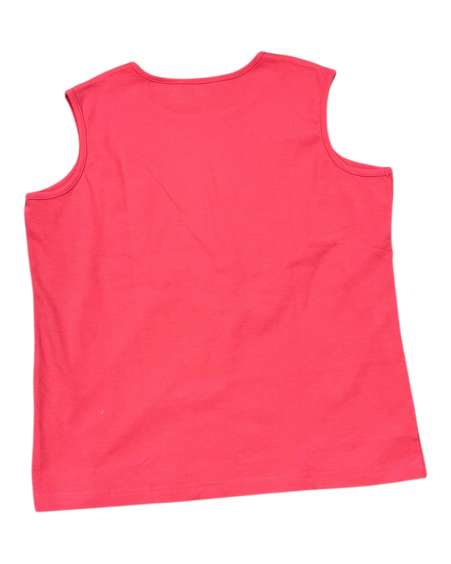 Top Sleeveless Basic By Blair In Orange, Size:L